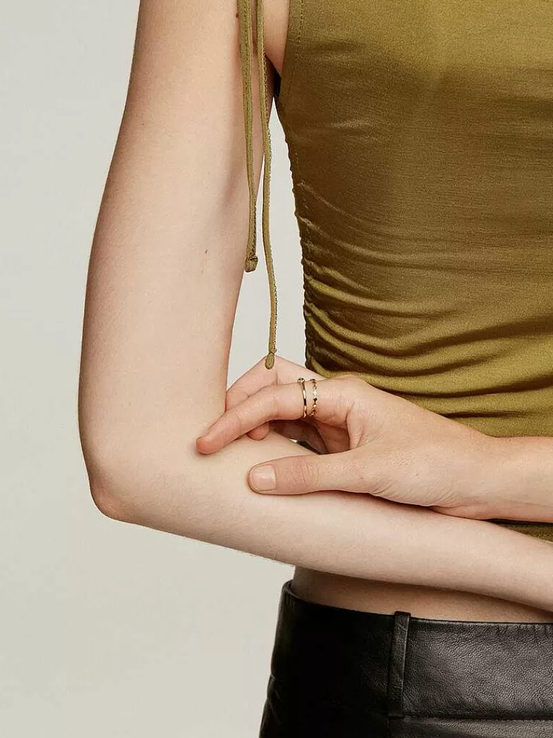 Aristocrazy Anillos De Oro-Anillo De Oro Amarillo De 9K Con Rombos