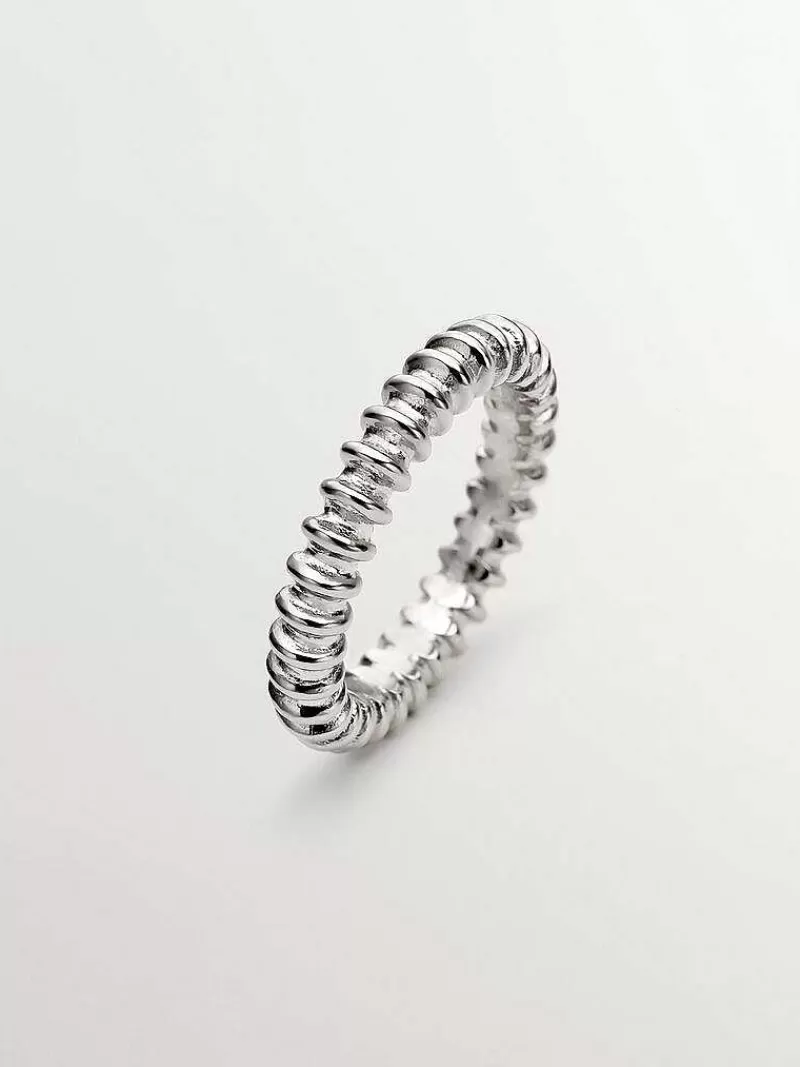 Aristocrazy Anillos De Plata-Anillo De Plata 925 Con Relieve