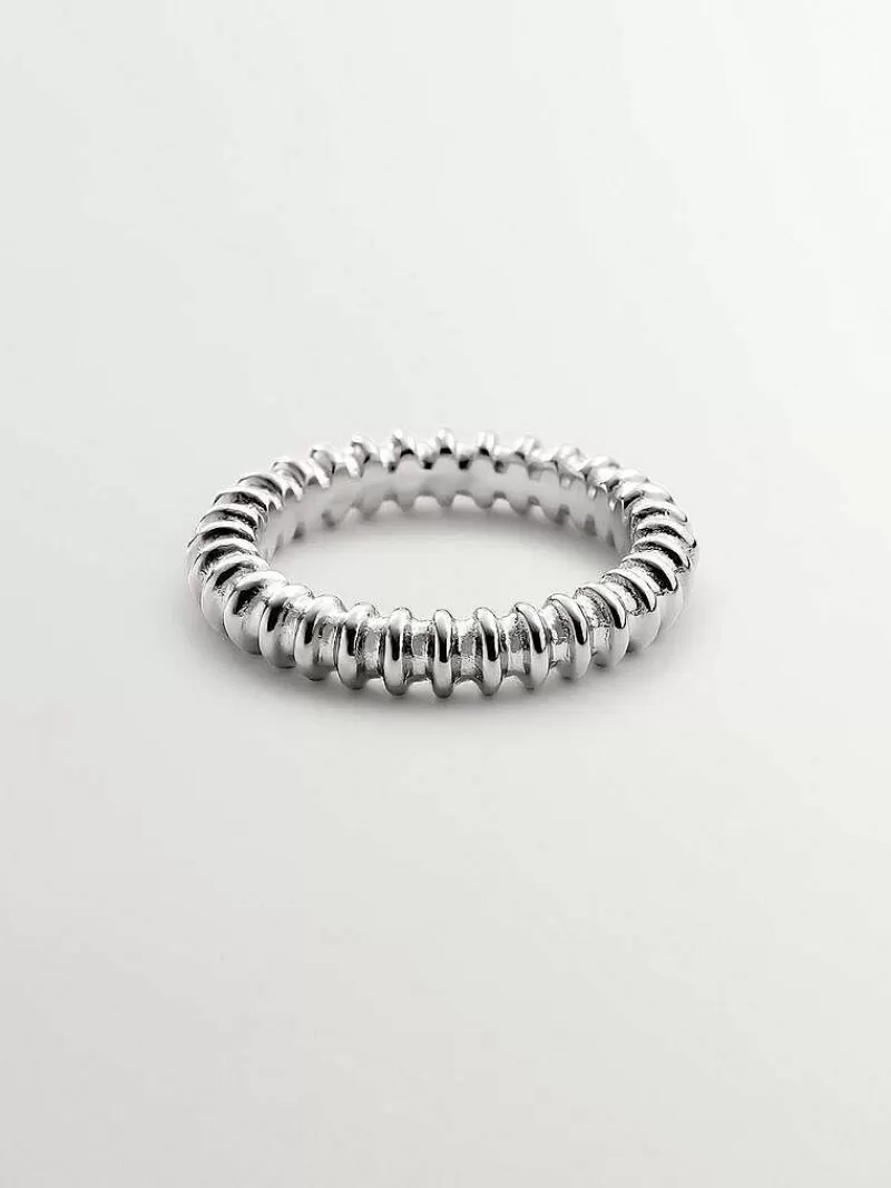 Aristocrazy Anillos De Plata-Anillo De Plata 925 Con Relieve