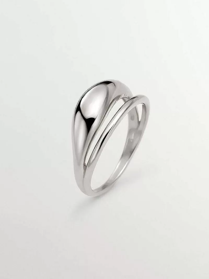 Aristocrazy Anillos De Plata-Anillo Doble De Plata 925