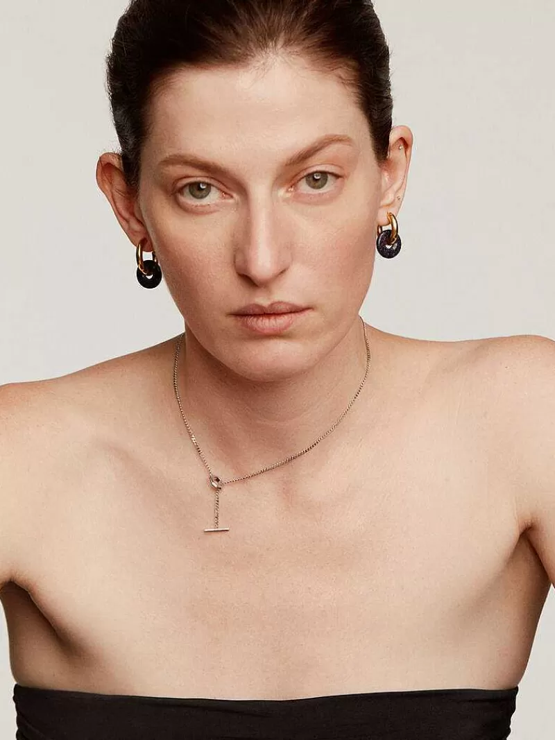 Aristocrazy Collares De Plata-Cadena De Plata 925 Con Acabado Geometrico
