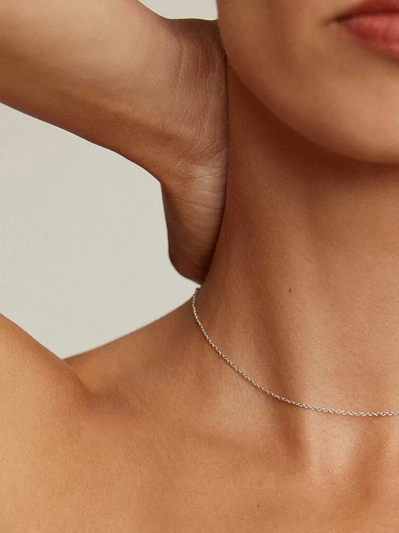 Aristocrazy Joyas Personalizadas-Cadena Sencilla Ajustable De Plata 925