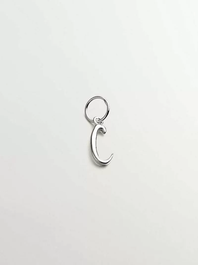 Aristocrazy Charms De Letras-Charm De Plata 925 Con Inicial C