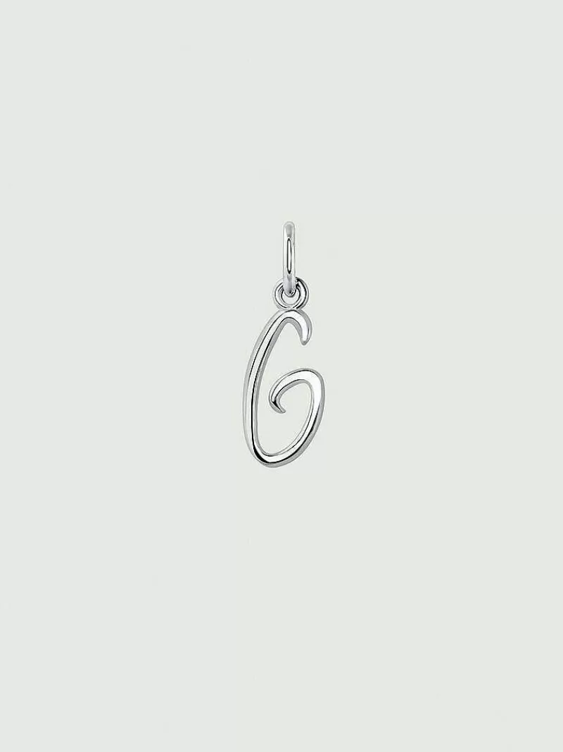 Aristocrazy Charms De Letras-Charm De Plata 925 Con Inicial G