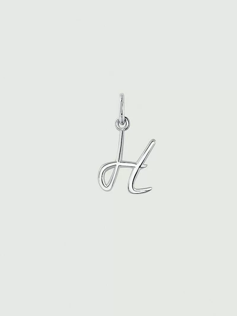 Aristocrazy Charms De Letras-Charm De Plata 925 Con Inicial H