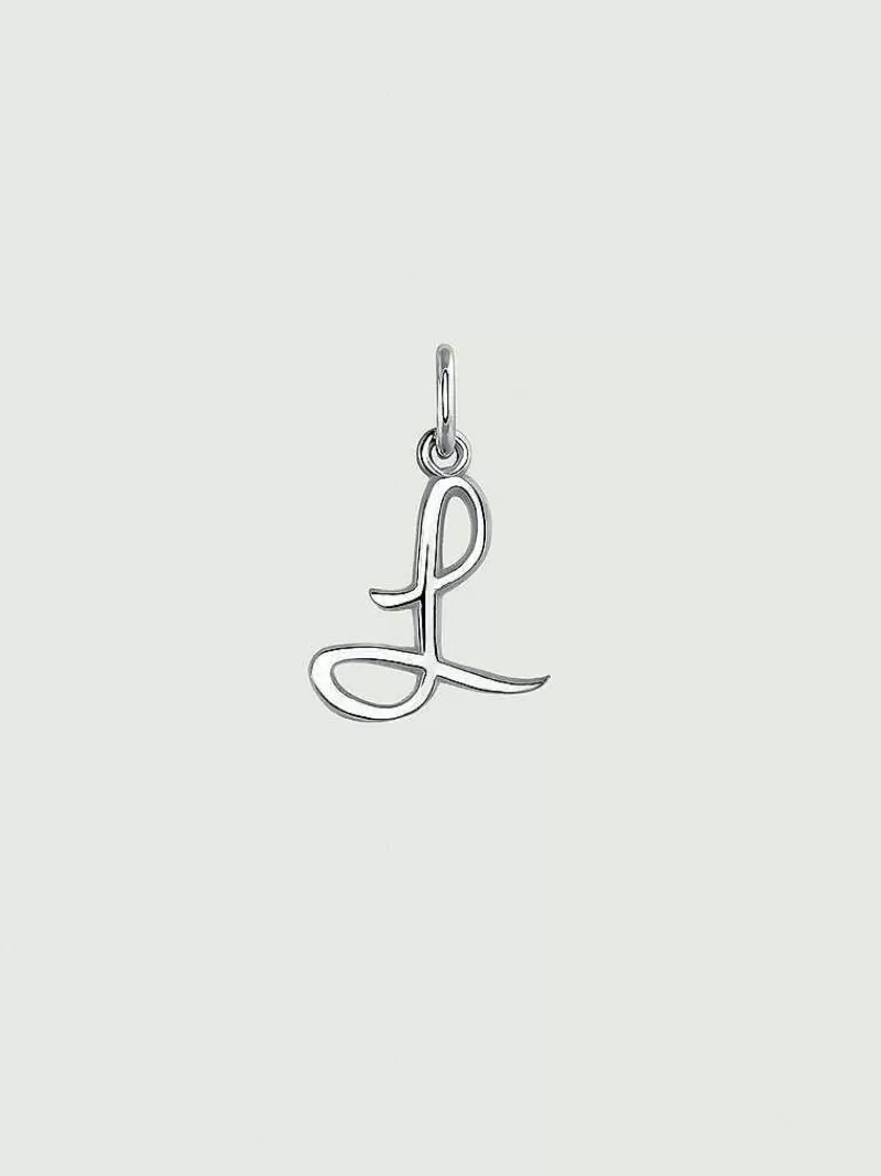 Aristocrazy Conectores-Charm De Plata 925 Con Inicial L