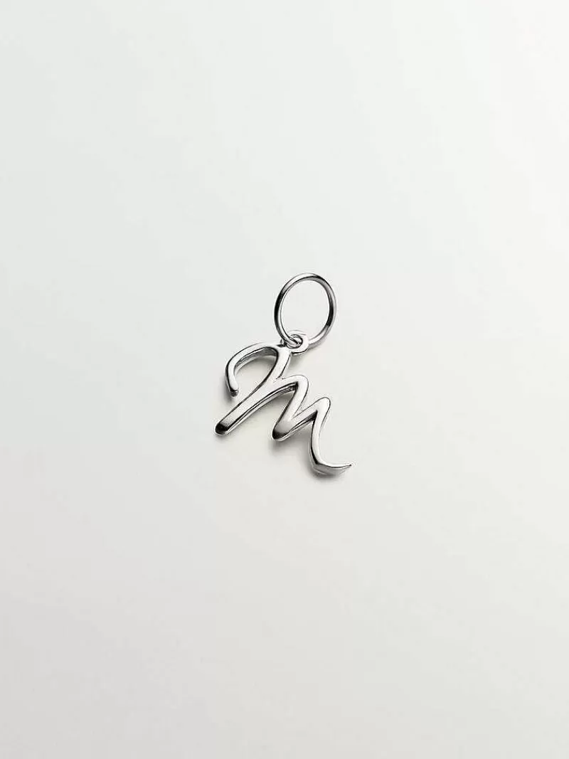 Aristocrazy Conectores-Charm De Plata 925 Con Inicial M