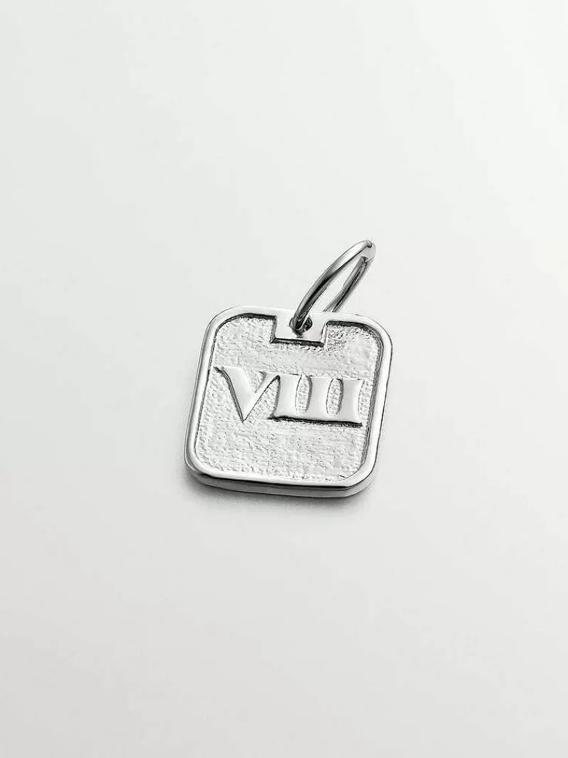 Aristocrazy Charms De Plata-Charm De Plata 925 Con Numero 8