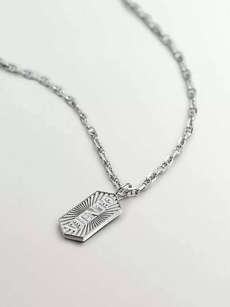 Aristocrazy Charms De Plata-Charm De Plata 925 Viento Con Esmalte Blanco
