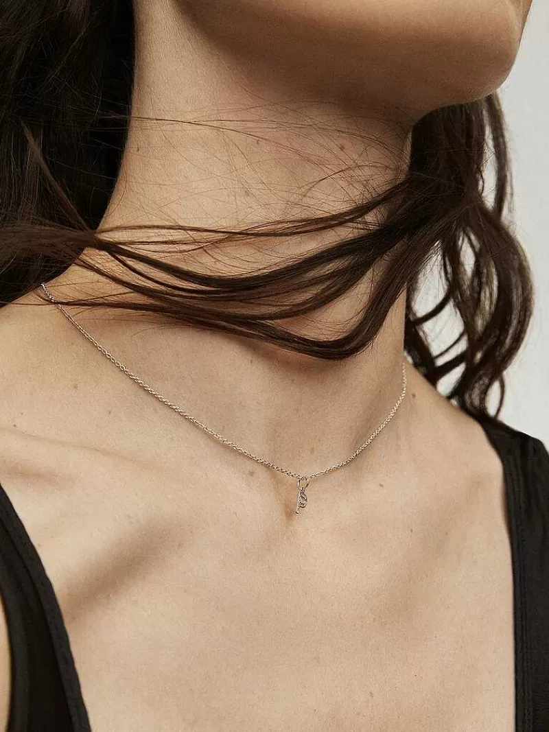 Aristocrazy Charms De Letras-Charm De Plata 925 Y Topacios Blancos Inicial P
