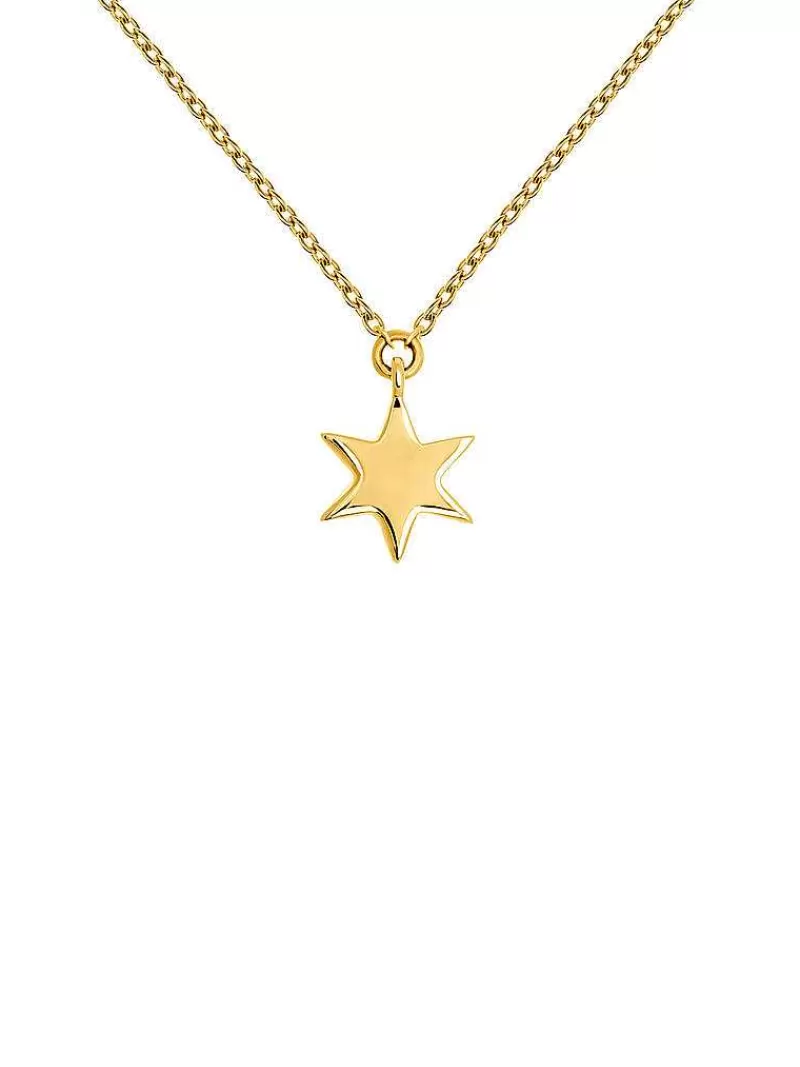 Aristocrazy Collares De Oro-Colgante De Oro Amarillo De 9K Con Estrella