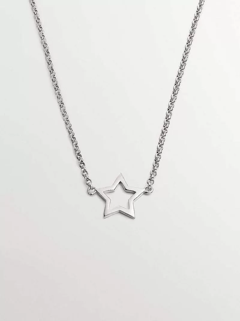 Aristocrazy Collares De Plata-Colgante De Plata 925 Con Estrella