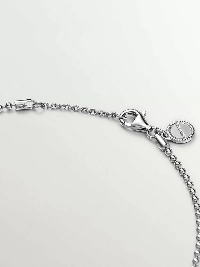 Aristocrazy Collares De Plata-Collar De Plata 925 Con Jade Azul