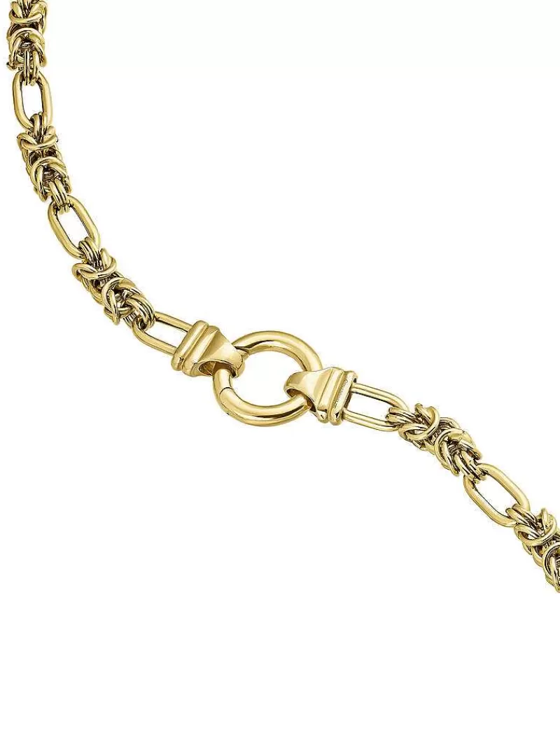 Aristocrazy Charms De Plata-Mosqueton Redondo De Plata 925 Banada En Oro Amarillo De 18K