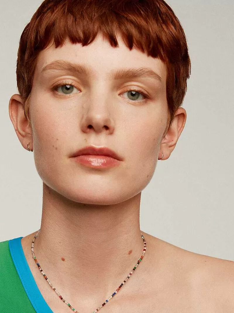 Aristocrazy Pendientes Por Unidad-Pendiente De Aro Individual Pequeno De Oro Amarillo De 9K