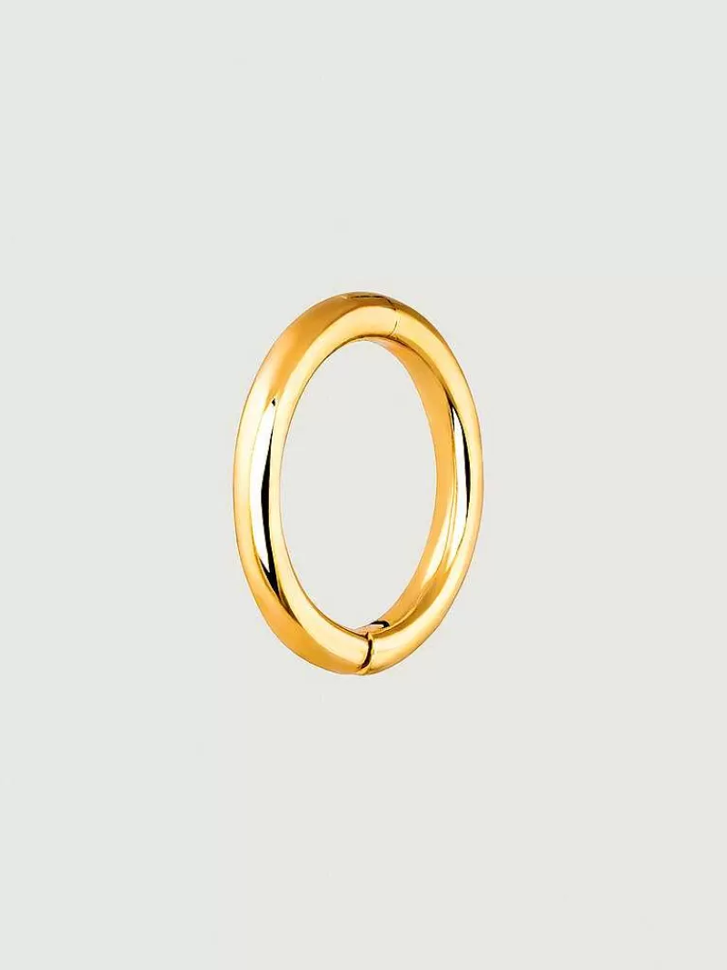 Aristocrazy Pendientes Por Unidad-Pendiente De Aro Pequeno Individual De Oro Amarillo De 9K