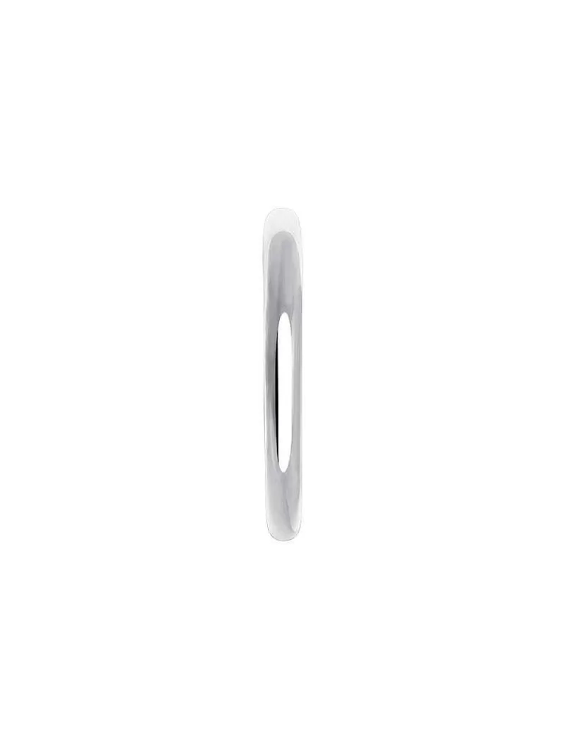 Aristocrazy Pendientes Por Unidad-Pendiente De Aro Pequeno Individual De Oro Blanco De 9K