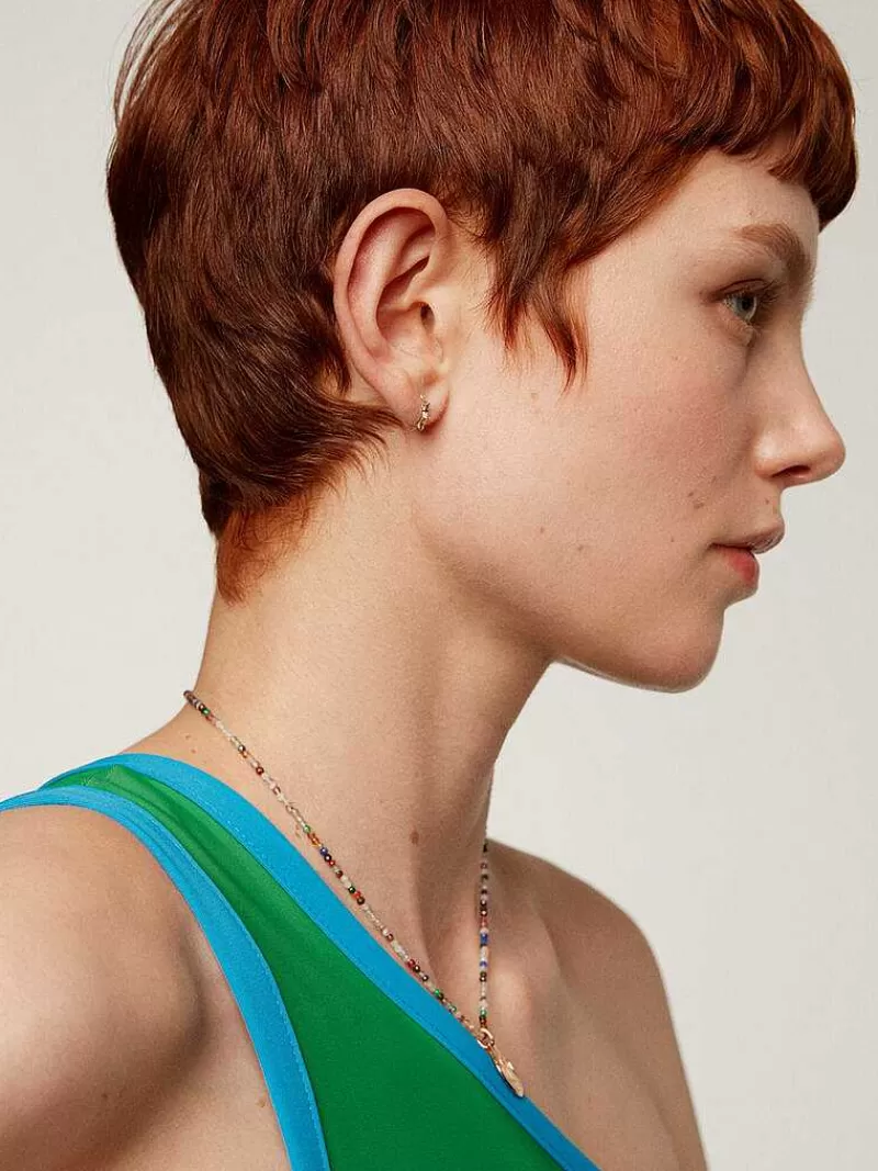 Aristocrazy Pendientes Por Unidad-Pendiente Individual De Oro Amarillo De 9K Con Forma De Estrella