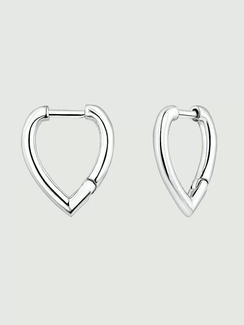 Aristocrazy Pendientes De Plata-Pendientes Con Forma De Gota De Plata 925