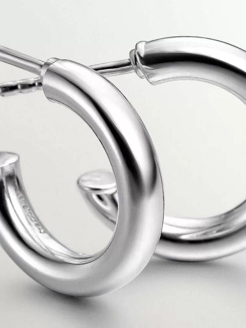 Aristocrazy Pendientes De Aro-Pendientes De Aro Pequenos De Plata 925