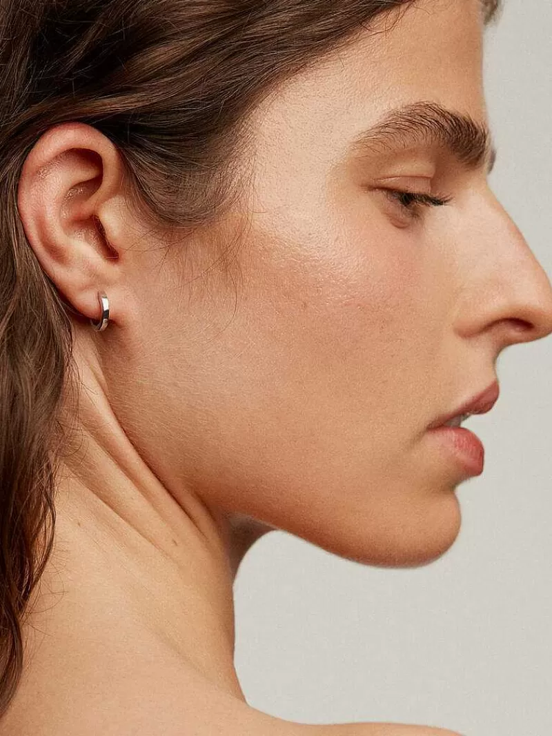 Aristocrazy Pendientes De Plata-Pendientes Pequenos De Aro De Plata 925