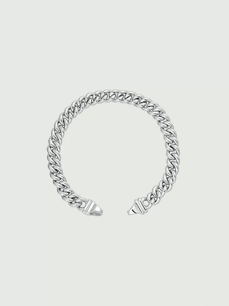 Aristocrazy Pulseras De Plata-Pulsera De Eslabones Barbados De Plata 925