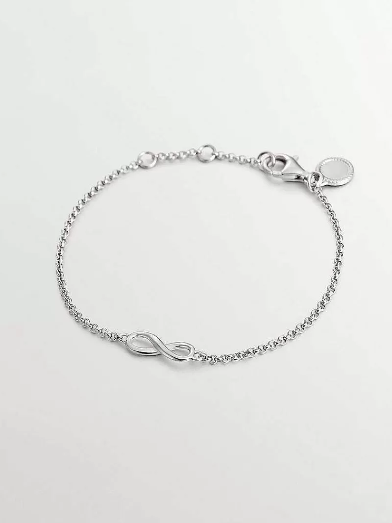 Aristocrazy Pulseras De Plata-Pulsera De Plata 925 Con Infinito