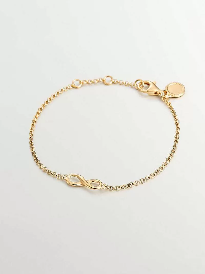 Aristocrazy Pulseras De Plata-Pulsera De Plata 925 Con Infinito